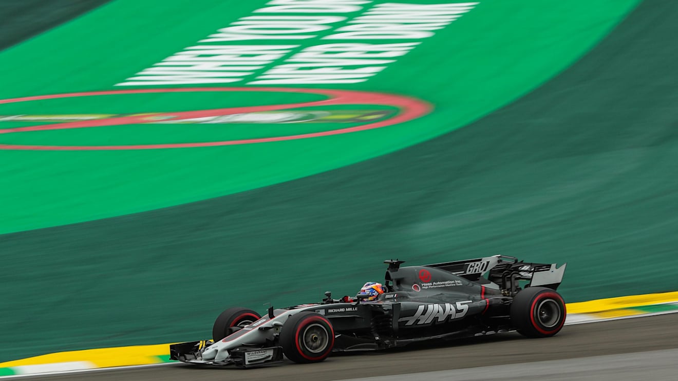 Romain Grosjean (FRA) Haas VF-17 at Formula One World Championship, Rd19, Brazilian Grand Prix, Qualifying, Interlagos, Sao Paulo, Brazil, Saturday 11 November 2017. © Kym Illman/Sutton Images