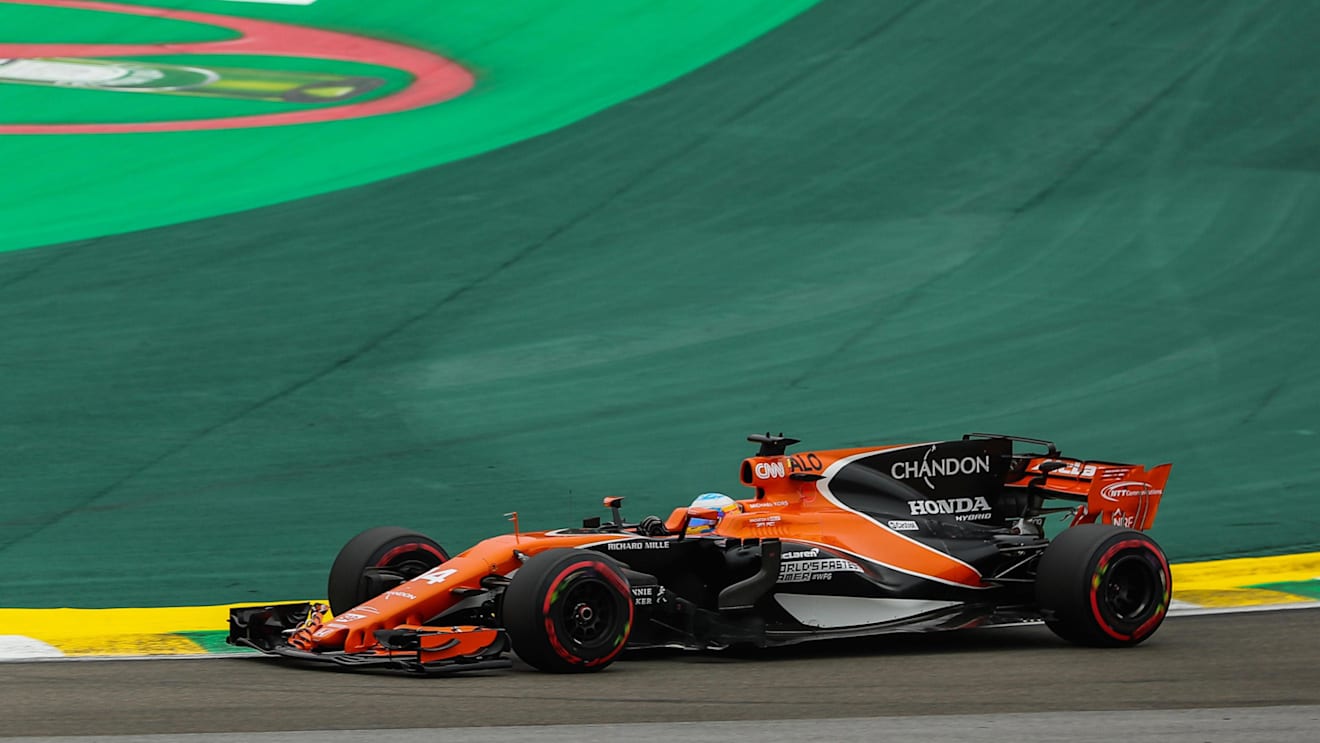 Fernando Alonso (ESP) McLaren MCL32 at Formula One World Championship, Rd19, Brazilian Grand Prix, Qualifying, Interlagos, Sao Paulo, Brazil, Saturday 11 November 2017. © Kym Illman/Sutton Images