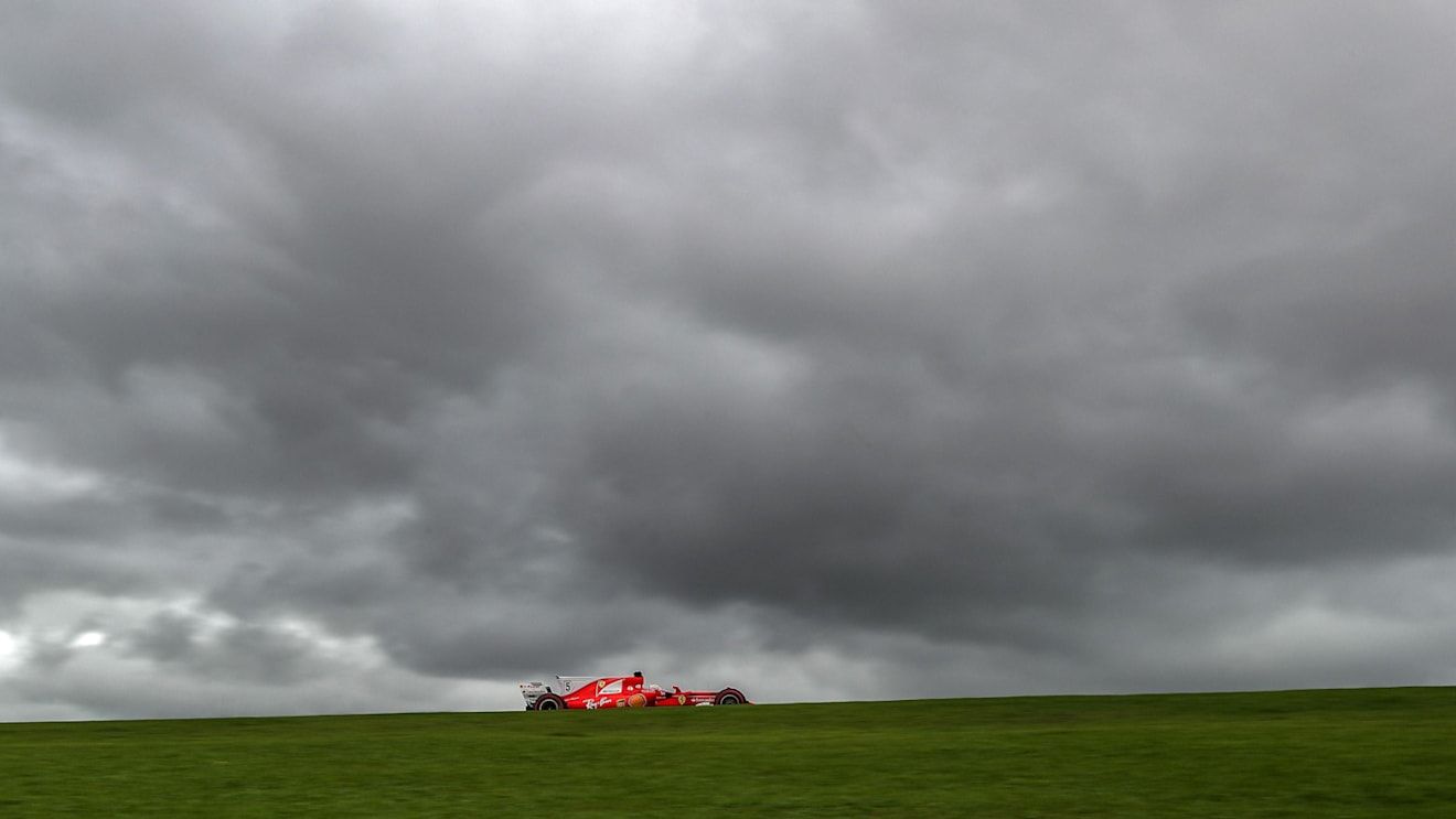 Sebastian Vettel (GER) Ferrari SF70-H at Formula One World Championship, Rd19, Brazilian Grand Prix, Qualifying, Interlagos, Sao Paulo, Brazil, Saturday 11 November 2017. © Kym Illman/Sutton Images