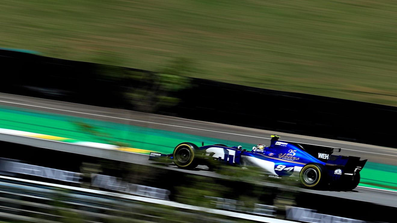 Pascal Wehrlein (GER) Sauber C36 at Formula One World Championship, Rd19, Brazilian Grand Prix, Race, Interlagos, Sao Paulo, Brazil, Sunday 12 November 2017. © Kym Illman/Sutton Images
