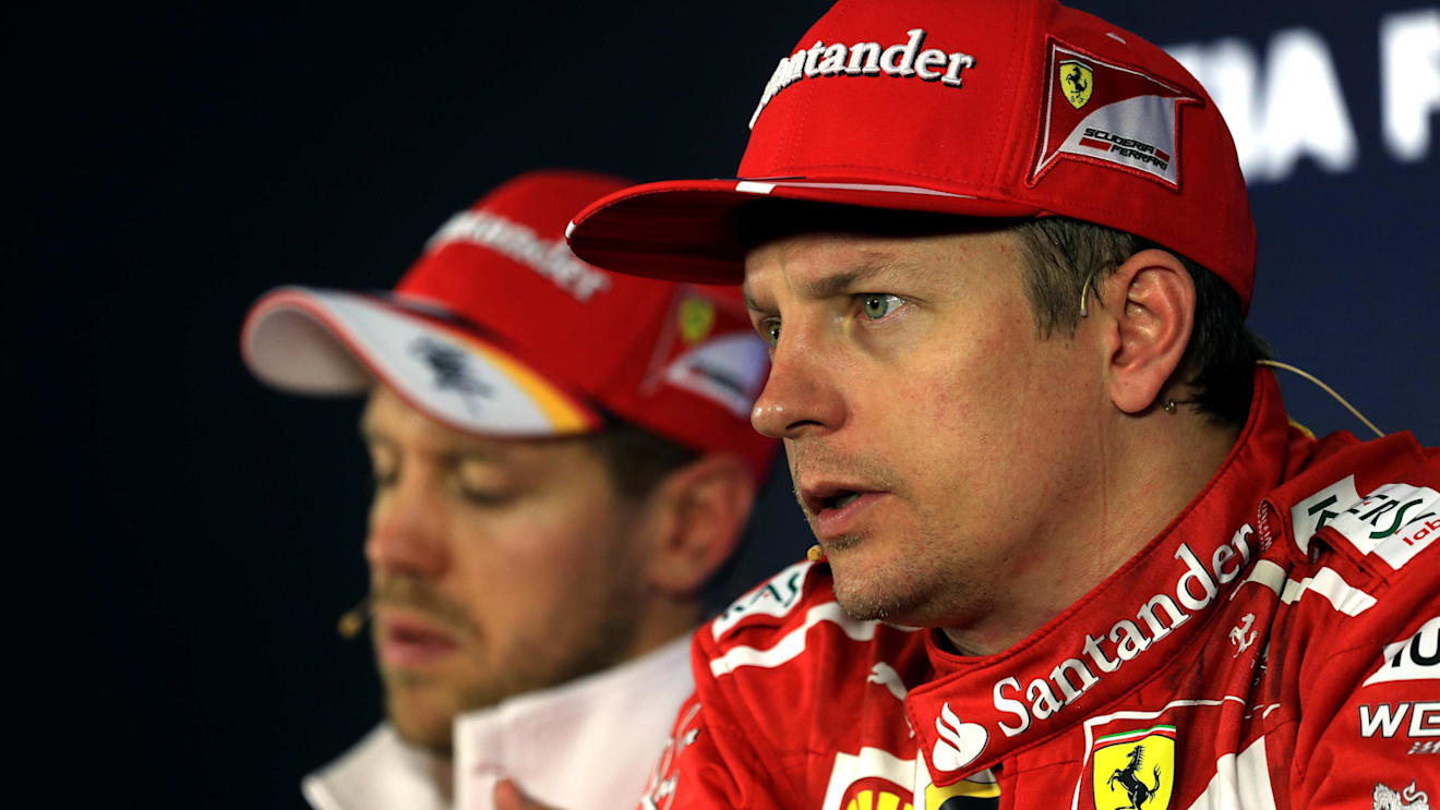 Kimi Raikkonen (FIN) Ferrari in the Press Conference at Formula One World Championship, Rd19, Brazilian Grand Prix, Race, Interlagos, Sao Paulo, Brazil, Sunday 12 November 2017. © Kym Illman/Sutton Images