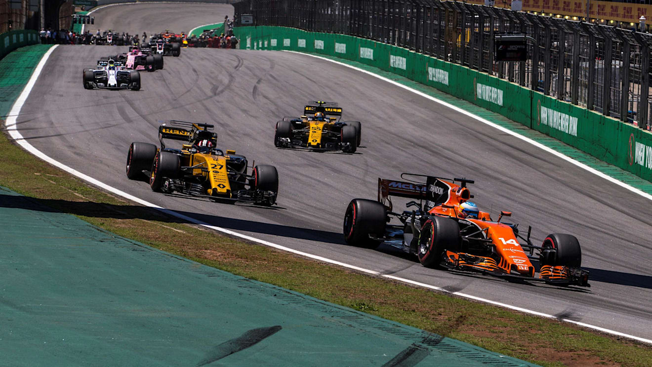 Fernando Alonso (ESP) McLaren MCL32 at Formula One World Championship, Rd19, Brazilian Grand Prix, Race, Interlagos, Sao Paulo, Brazil, Sunday 12 November 2017. © Manuel Goria/Sutton Images