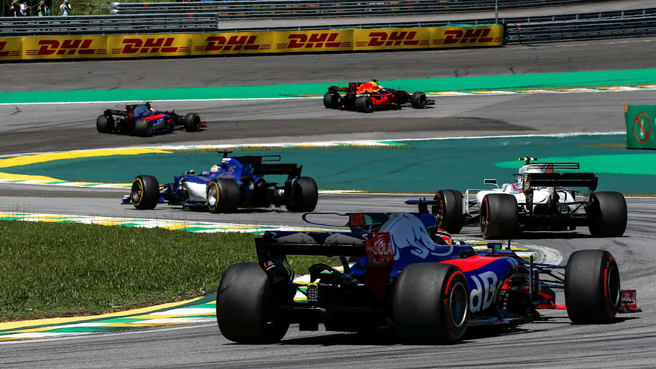 Brendon Hartley (NZL) Scuderia Toro Rosso STR12 at Formula One World Championship, Rd19, Brazilian Grand Prix, Race, Interlagos, Sao Paulo, Brazil, Sunday 12 November 2017. © Manuel Goria/Sutton Images