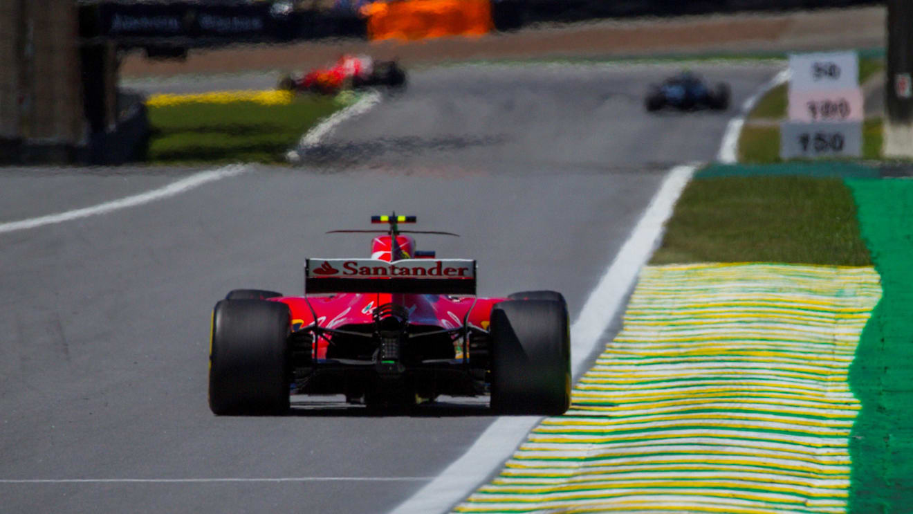 Kimi Raikkonen (FIN) Ferrari SF70-H at Formula One World Championship, Rd19, Brazilian Grand Prix, Race, Interlagos, Sao Paulo, Brazil, Sunday 12 November 2017. © Manuel Goria/Sutton Images
