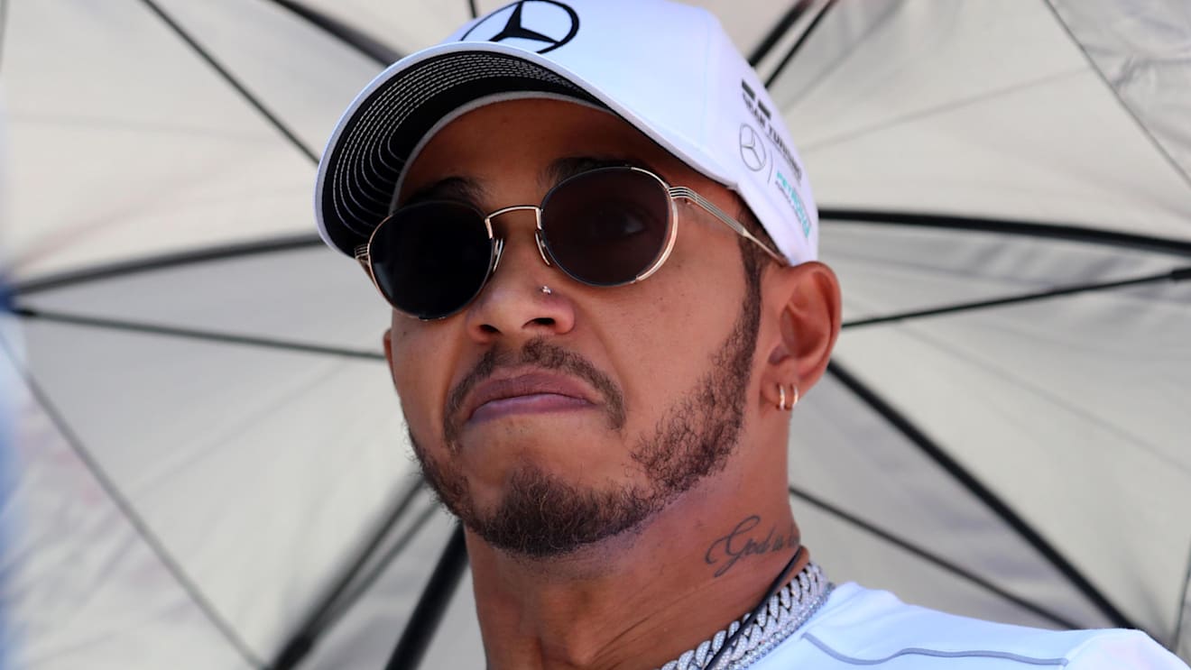 Lewis Hamilton (GBR) Mercedes AMG F1 on the drivers parade at Formula One World Championship, Rd19, Brazilian Grand Prix, Race, Interlagos, Sao Paulo, Brazil, Sunday 12 November 2017. © Kym Illman/Sutton Images
