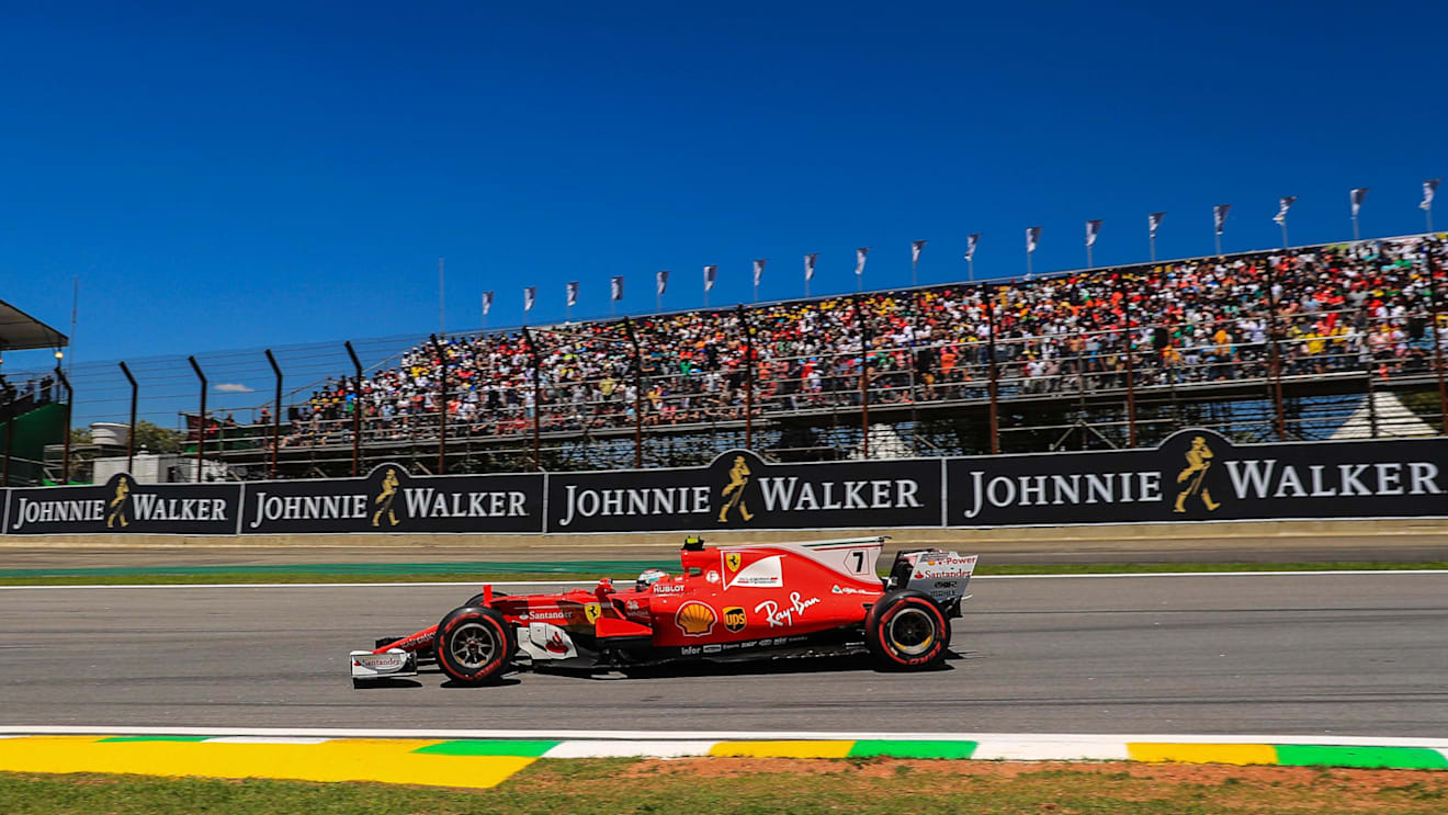 Kimi Raikkonen (FIN) Ferrari SF70-H at Formula One World Championship, Rd19, Brazilian Grand Prix, Race, Interlagos, Sao Paulo, Brazil, Sunday 12 November 2017. © Kym Illman/Sutton Images