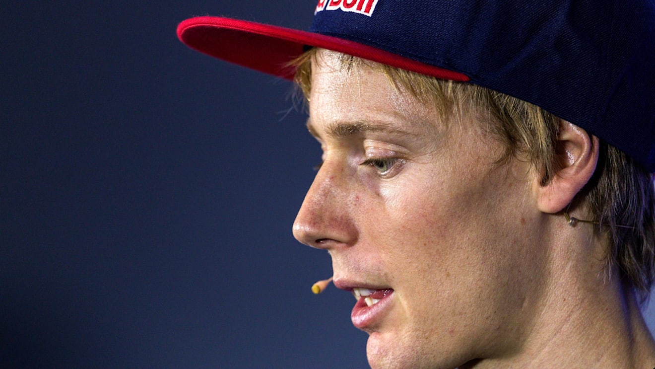 Brendon Hartley (NZL) Scuderia Toro Rosso in the Press Conference at Formula One World Championship, Rd19, Brazilian Grand Prix, Preparations, Interlagos, Sao Paulo, Brazil, Thursday 9 November 2017. © Kym Illman/Sutton Images