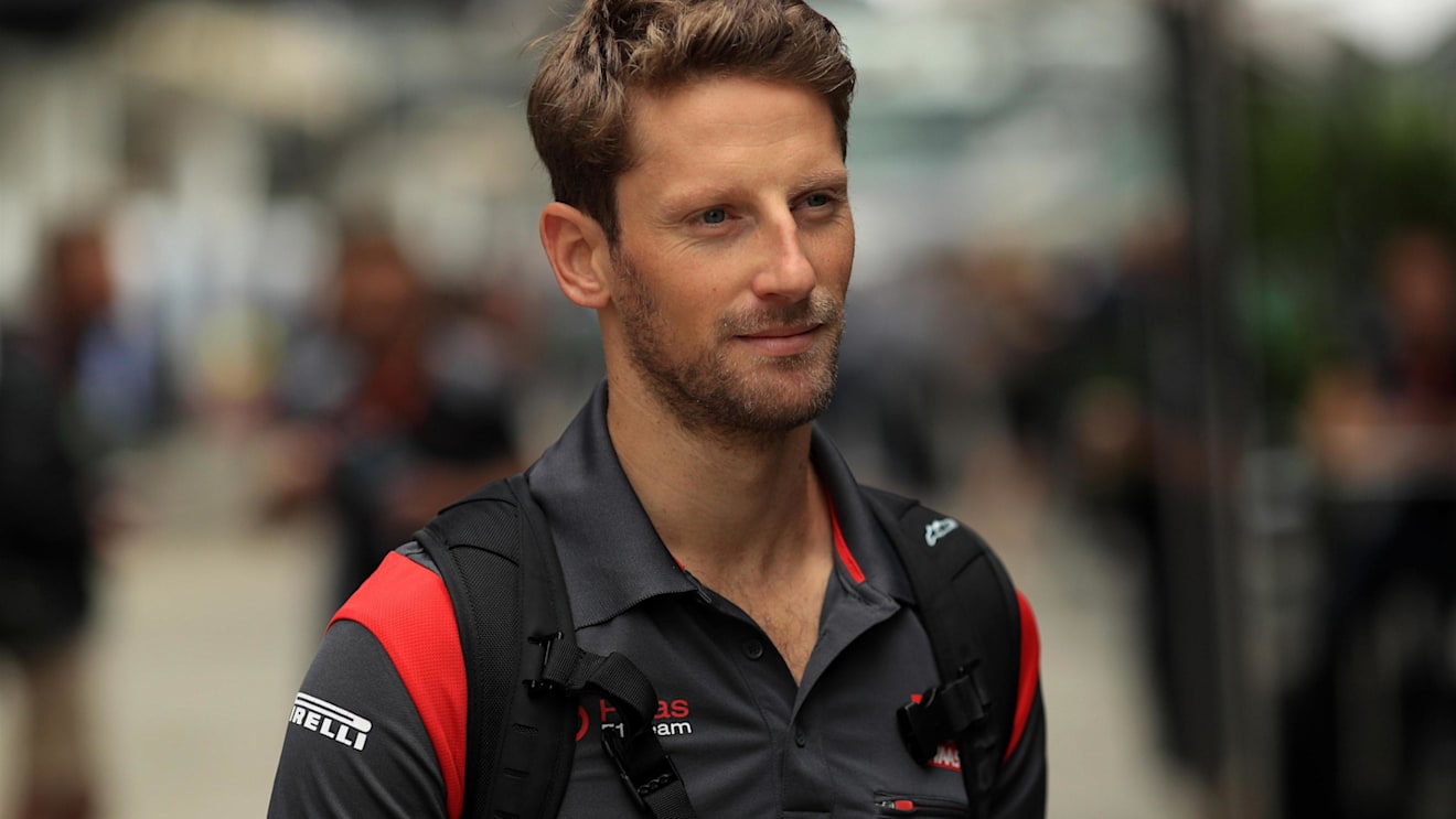 Romain Grosjean (FRA) Haas F1 at Formula One World Championship, Rd19, Brazilian Grand Prix, Preparations, Interlagos, Sao Paulo, Brazil, Thursday 9 November 2017. © Kym Illman/Sutton Images
