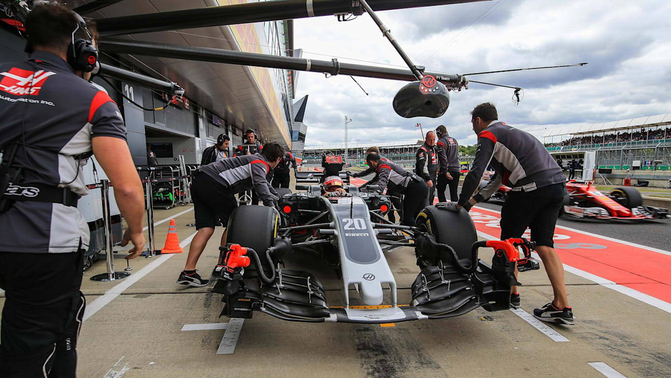 Kevin Magnussen (DEN) Haas VF-17 at Formula One World Championship, Rd10, British Grand Prix, Practice, Silverstone, England, Friday 14 July 2017. © Sutton Images