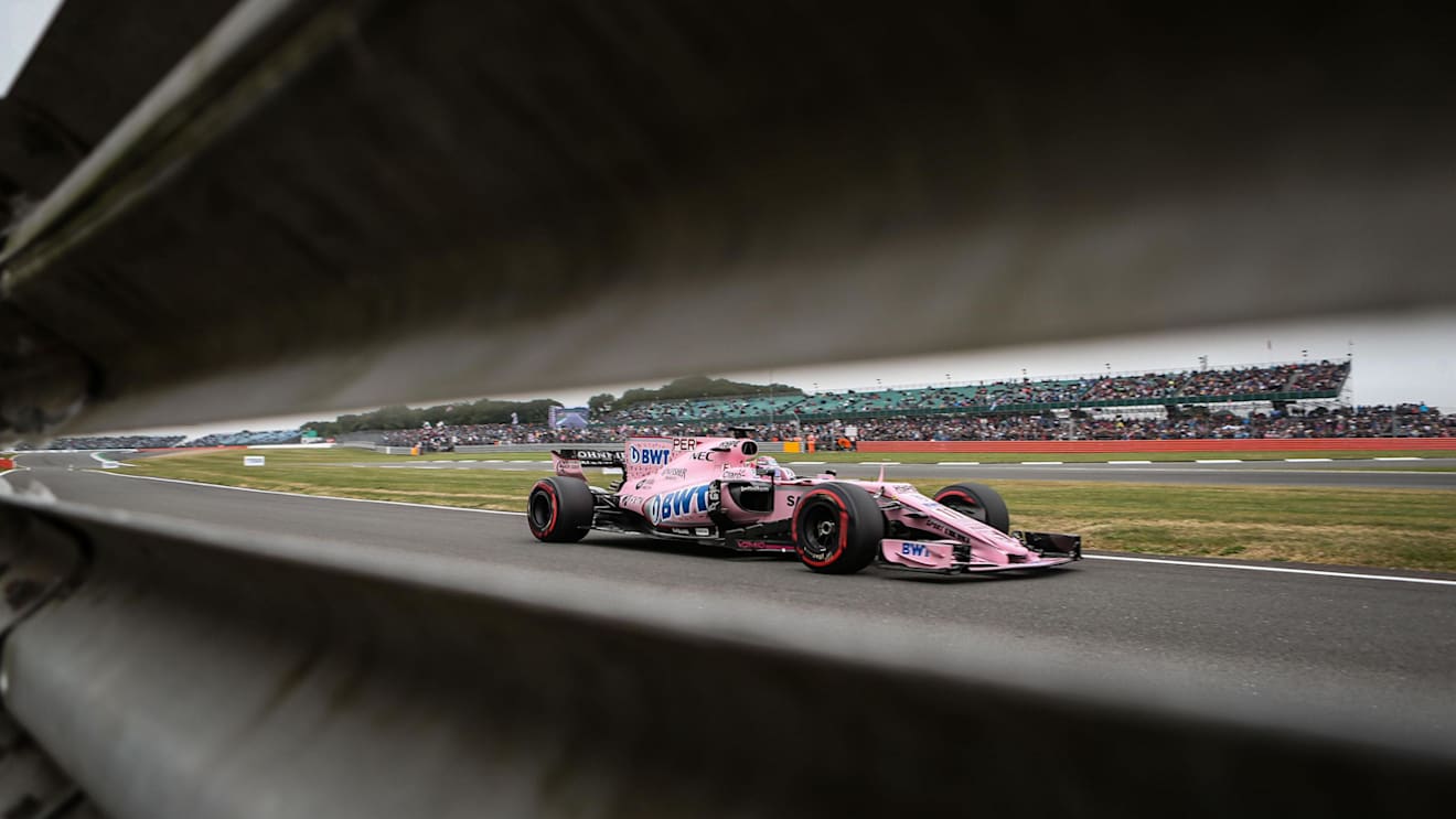 Sergio Perez (MEX) Force India VJM10 at Formula One World Championship, Rd10, British Grand Prix, Qualifying, Silverstone, England, Saturday 15 July 2017. © Sutton Images
