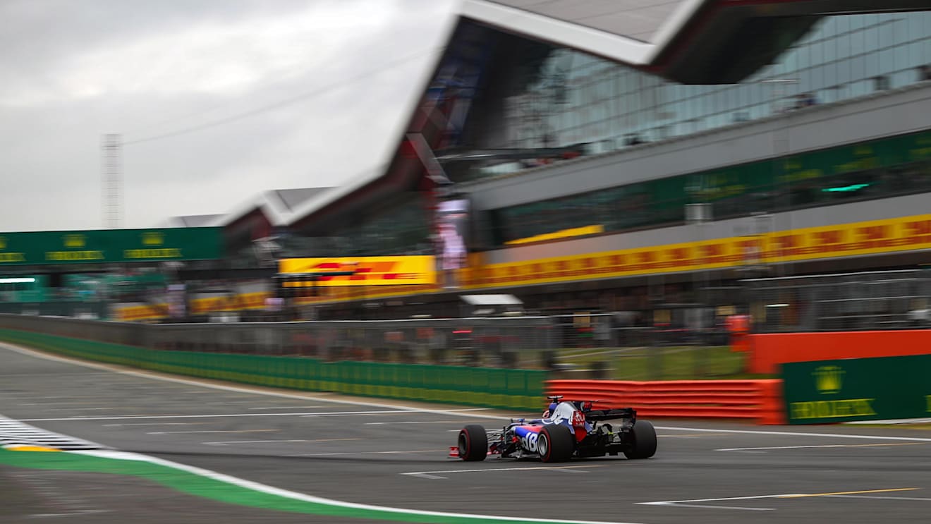 Daniil Kvyat (RUS) Scuderia Toro Rosso STR12 at Formula One World Championship, Rd10, British Grand Prix, Qualifying, Silverstone, England, Saturday 15 July 2017. © Sutton Images