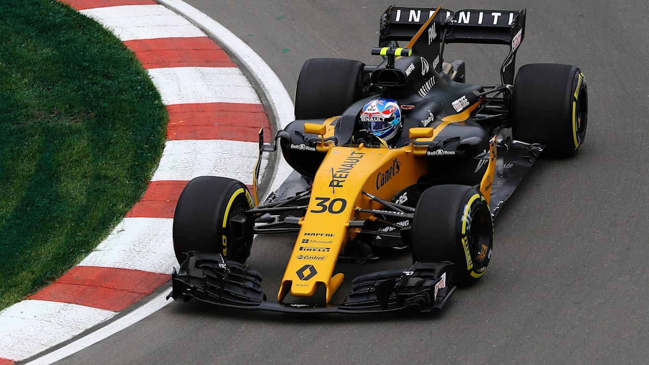 Jolyon Palmer (GBR) Renault Sport F1 Team RS17 at Formula One World Championship, Rd7, Canadian Grand Prix, Practice, Montreal, Canada, Friday 9 June 2017. © Sutton Motorsport Images
