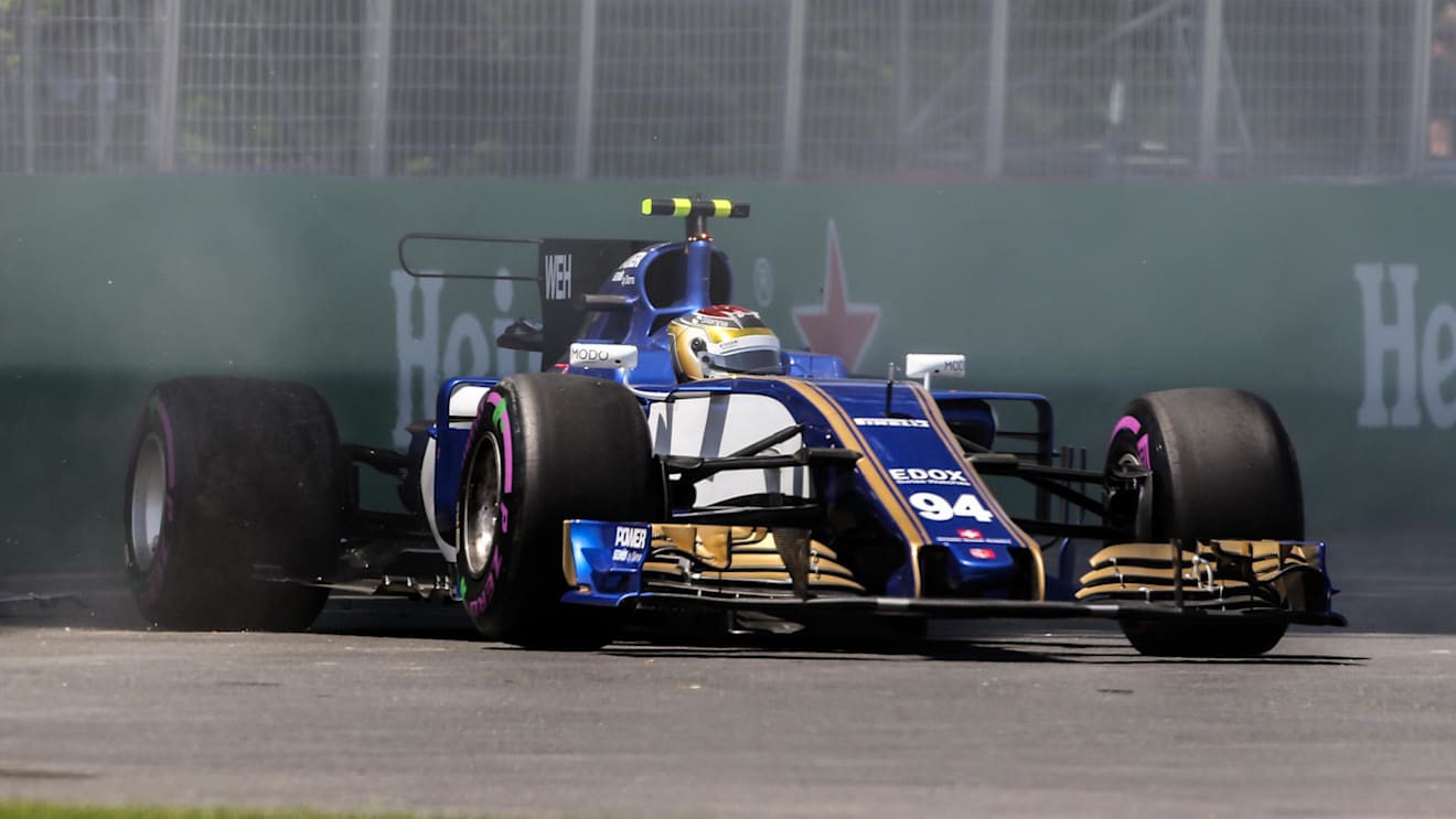 Pascal Wehrlein (GER) Sauber C36 spins in Q1 at Formula One World Championship, Rd7, Canadian Grand Prix, Qualifying, Montreal, Canada, Saturday 10 June 2017. © Sutton Motorsport Images