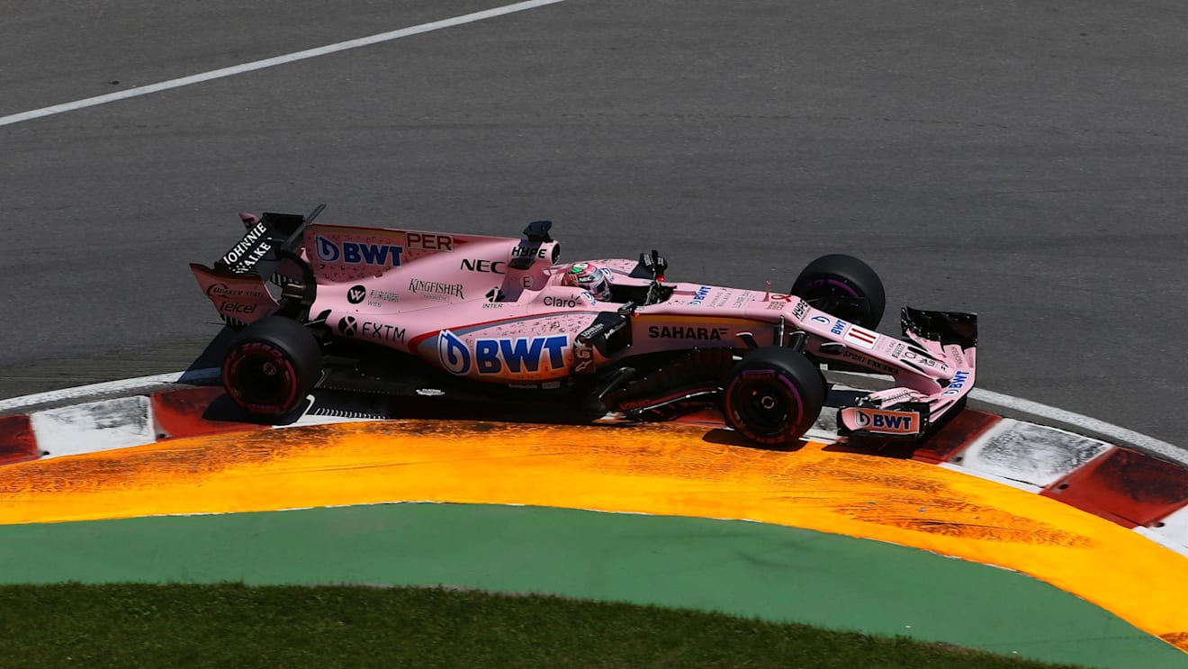 Sergio Perez (MEX) Force India VJM10 at Formula One World Championship, Rd7, Canadian Grand Prix, Qualifying, Montreal, Canada, Saturday 10 June 2017. © Sutton Motorsport Images