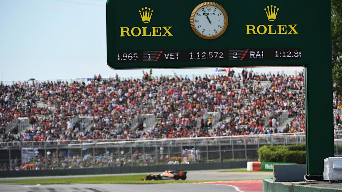 Rolex clock at Formula One World Championship, Rd7, Canadian Grand Prix, Qualifying, Montreal, Canada, Saturday 10 June 2017. © Sutton Motorsport Images