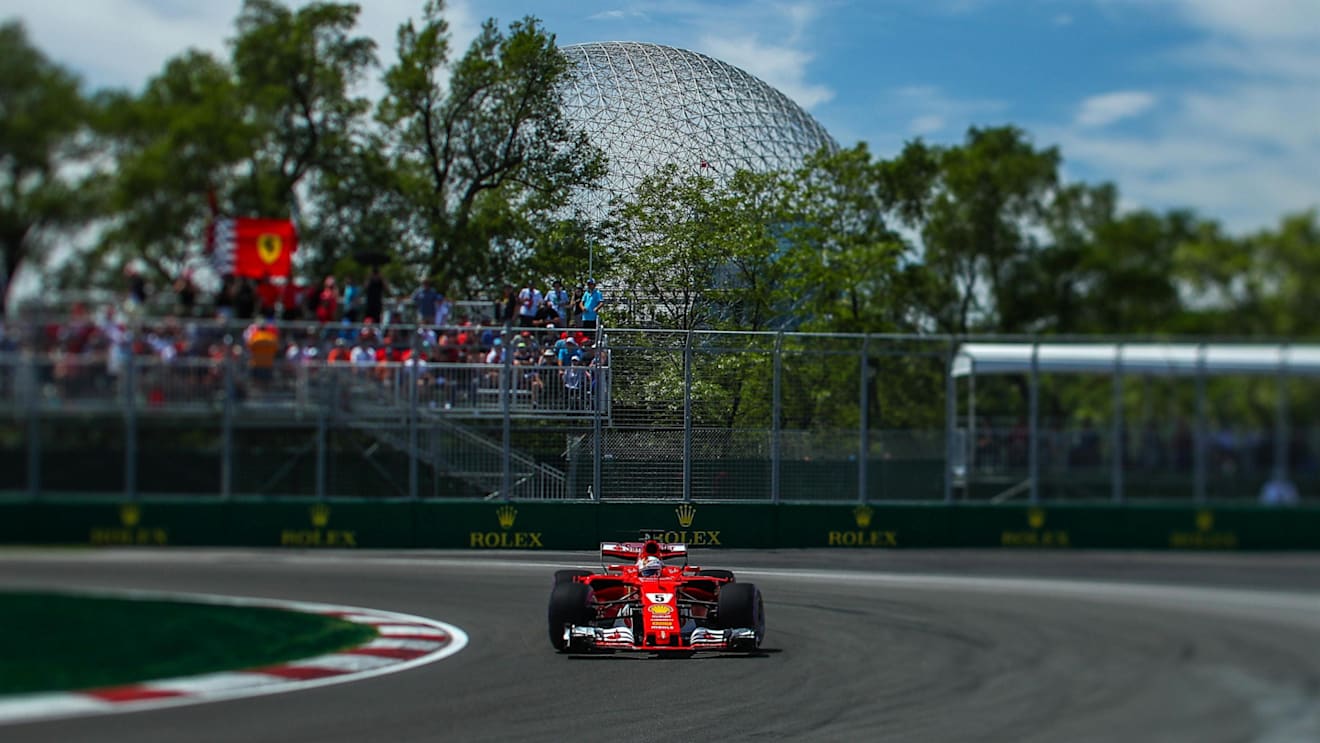 Sebastian Vettel (GER) Ferrari SF70-H at Formula One World Championship, Rd7, Canadian Grand Prix, Qualifying, Montreal, Canada, Saturday 10 June 2017. © Sutton Images