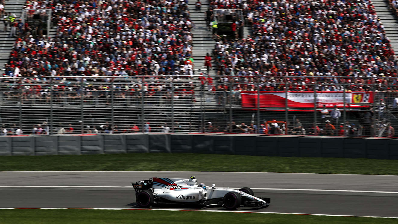 Lance Stroll (CDN) Williams FW40 at Formula One World Championship, Rd7, Canadian Grand Prix, Race, Montreal, Canada, Sunday 11 June 2017. © Sutton Images