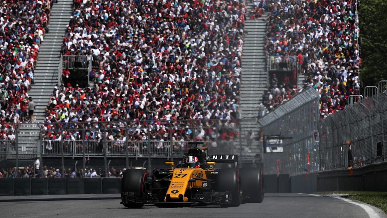 Nico Hulkenberg (GER) Renault Sport F1 Team RS17 at Formula One World Championship, Rd7, Canadian Grand Prix, Race, Montreal, Canada, Sunday 11 June 2017. © Sutton Images