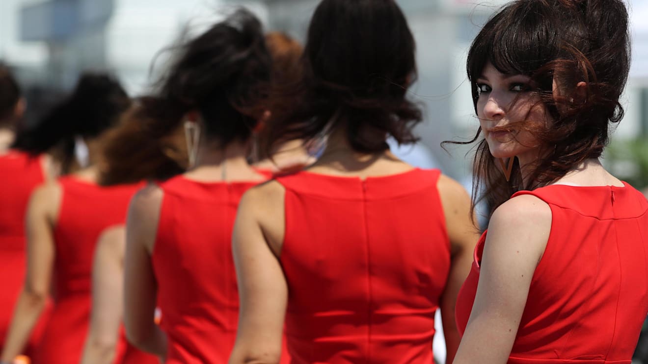 Grid girls at Formula One World Championship, Rd7, Canadian Grand Prix, Race, Montreal, Canada, Sunday 11 June 2017. © Sutton Images