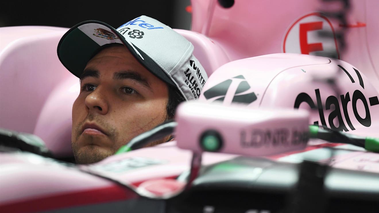 Sergio Perez (MEX) Force India VJM10 at Formula One World Championship, Rd2, Chinese Grand Prix, Practice, Shanghai, China, Friday 7 April 2017. © Sutton Motorsport Images