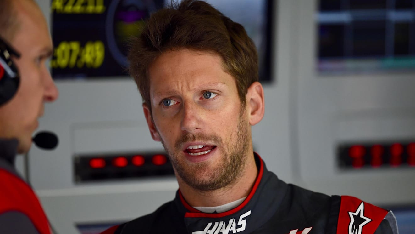 Romain Grosjean (FRA) Haas F1 at Formula One World Championship, Rd2, Chinese Grand Prix, Practice, Shanghai, China, Friday 7 April 2017. © Sutton Motorsport Images