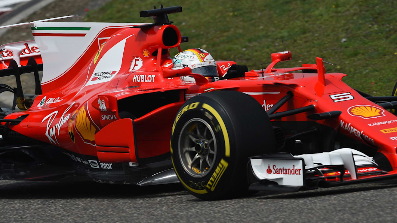 Sebastian Vettel (GER) Ferrari SF70-H at Formula One World Championship, Rd2, Chinese Grand Prix, Qualifying, Shanghai, China, Saturday 8 April 2017. © Sutton Motorsport Images