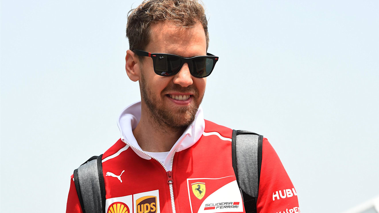 Sebastian Vettel (GER) Ferrari at Formula One World Championship, Rd2, Chinese Grand Prix, Qualifying, Shanghai, China, Saturday 8 April 2017. © Sutton Motorsport Images