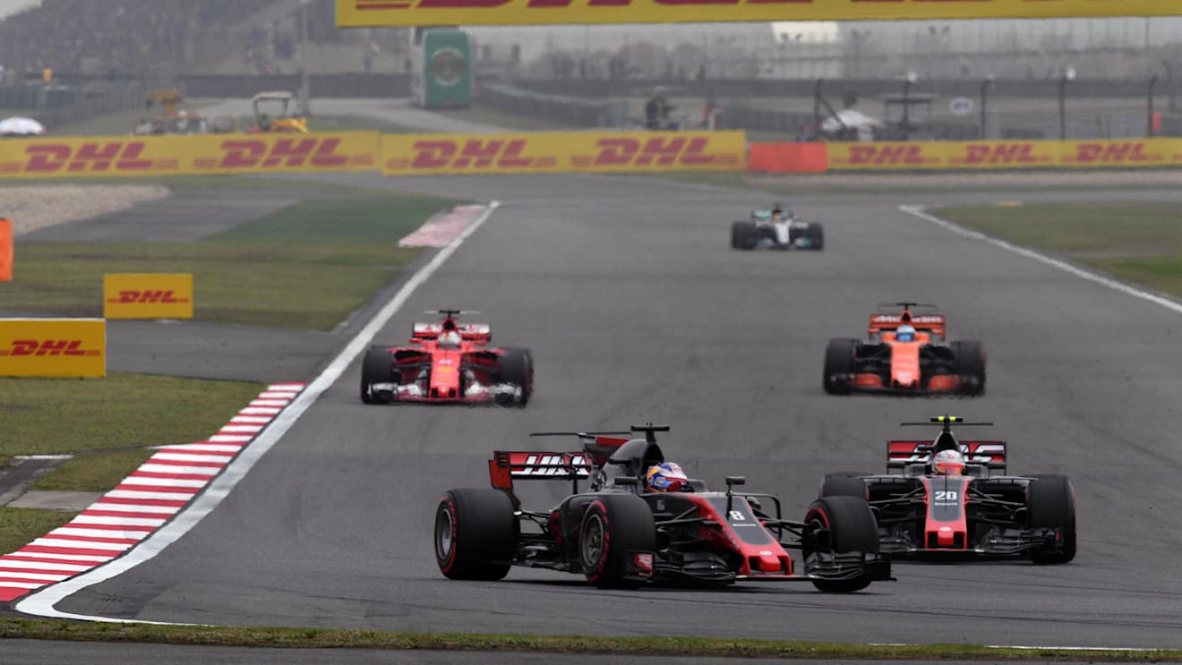 Romain Grosjean (FRA) Haas VF-17 at Formula One World Championship, Rd2, Chinese Grand Prix, Qualifying, Shanghai, China, Saturday 8 April 2017. © Sutton Motorsport Images