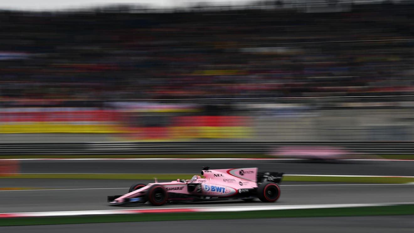Sergio Perez (MEX) Force India VJM10 at Formula One World Championship, Rd2, Chinese Grand Prix, Race, Shanghai, China, Sunday 9 April 2017. © Sutton Motorsport Images