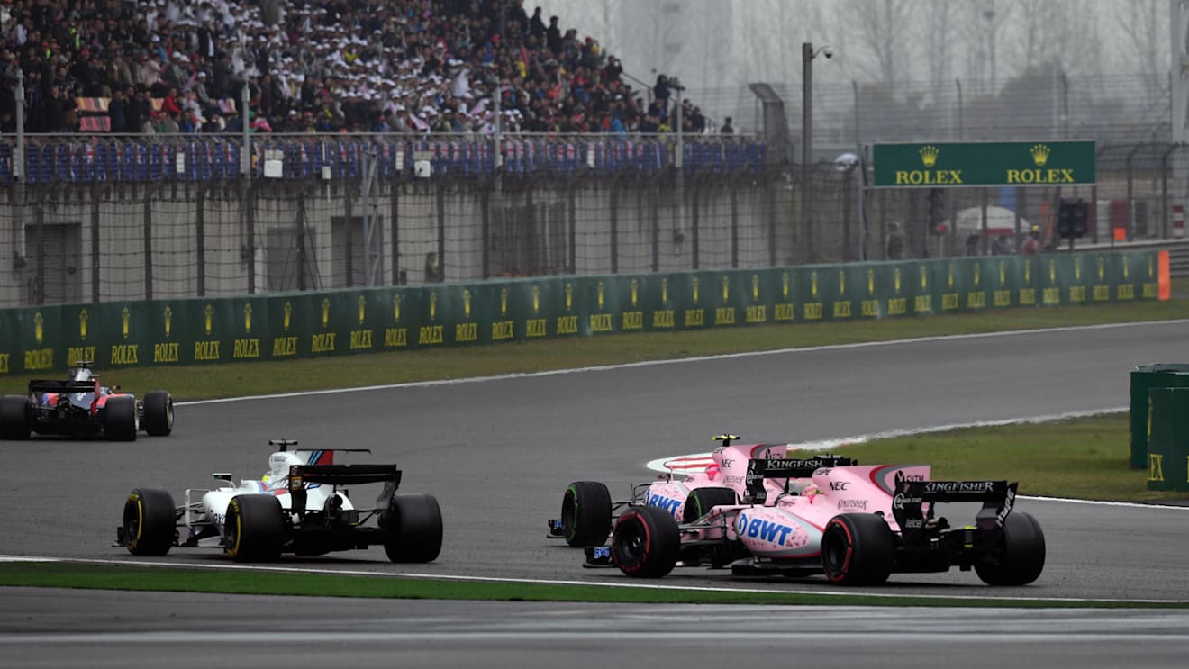 Sergio Perez (MEX) Force India VJM10 at Formula One World Championship, Rd2, Chinese Grand Prix, Race, Shanghai, China, Sunday 9 April 2017. © Sutton Motorsport Images