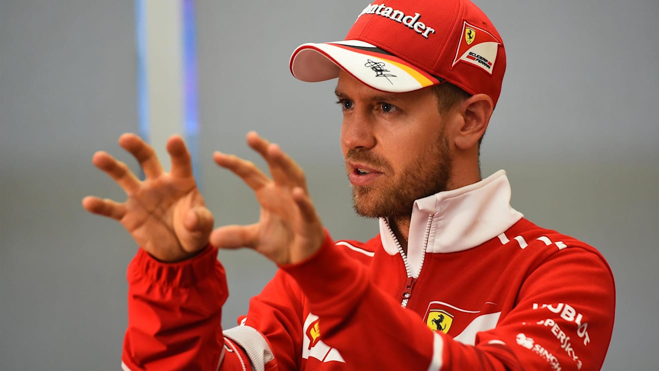 Sebastian Vettel (GER) Ferrari at Formula One World Championship, Rd2, Chinese Grand Prix, Preparations, Shanghai, China, Thursday 6 April 2017. © Sutton Motorsport Images