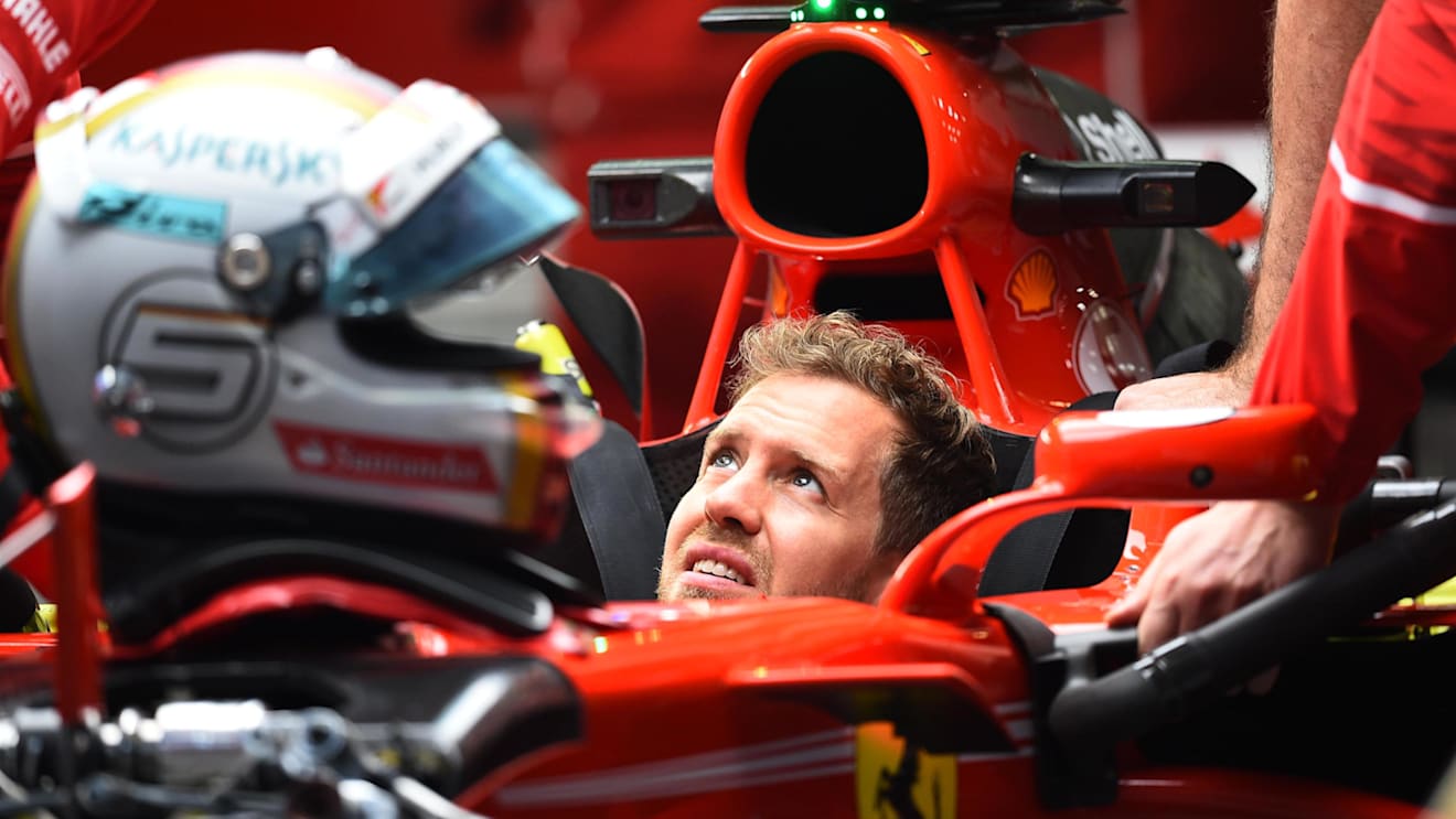 Sebastian Vettel (GER) Ferrari SF70-H at Formula One World Championship, Rd2, Chinese Grand Prix, Preparations, Shanghai, China, Thursday 6 April 2017. © Sutton Motorsport Images