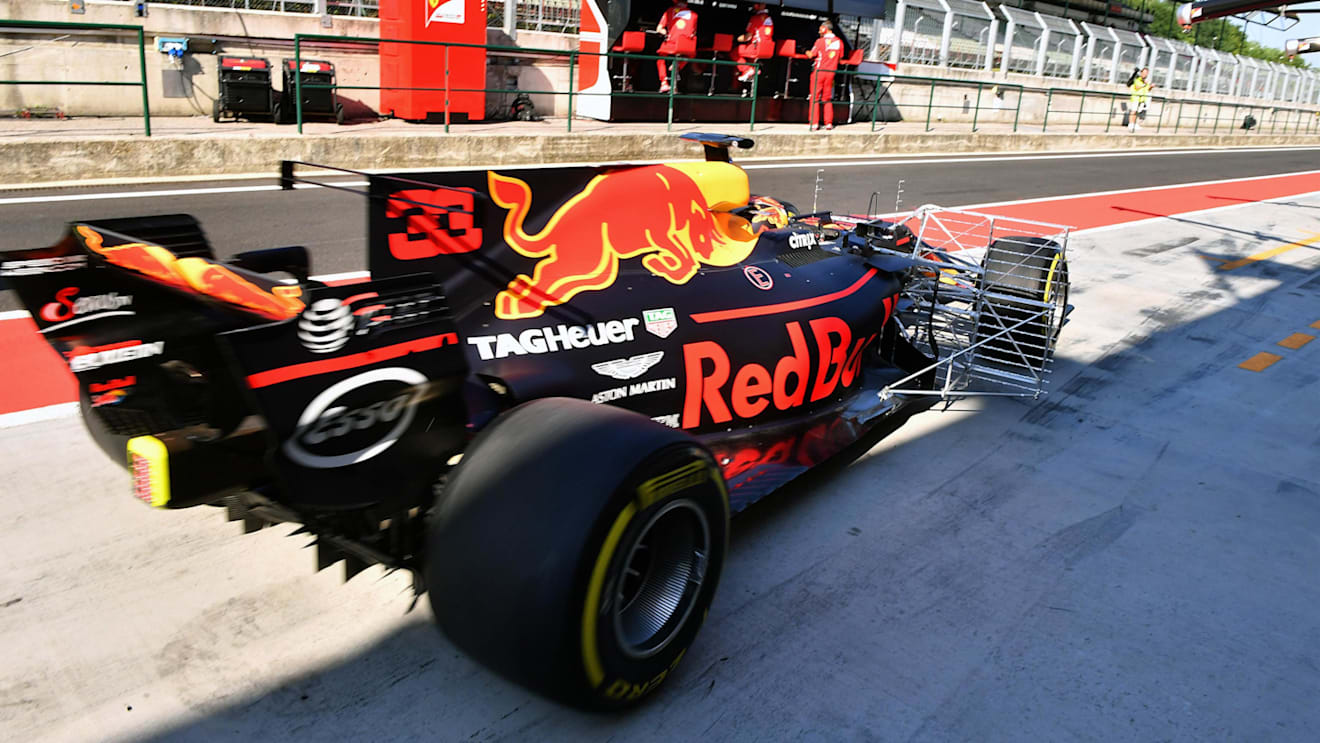 Max Verstappen (NED) Red Bull Racing RB13 with aero sensor at Formula One Testing, Day One, Hungaroring, Hungary, Tuesday 1 August 2017. © Sutton Images