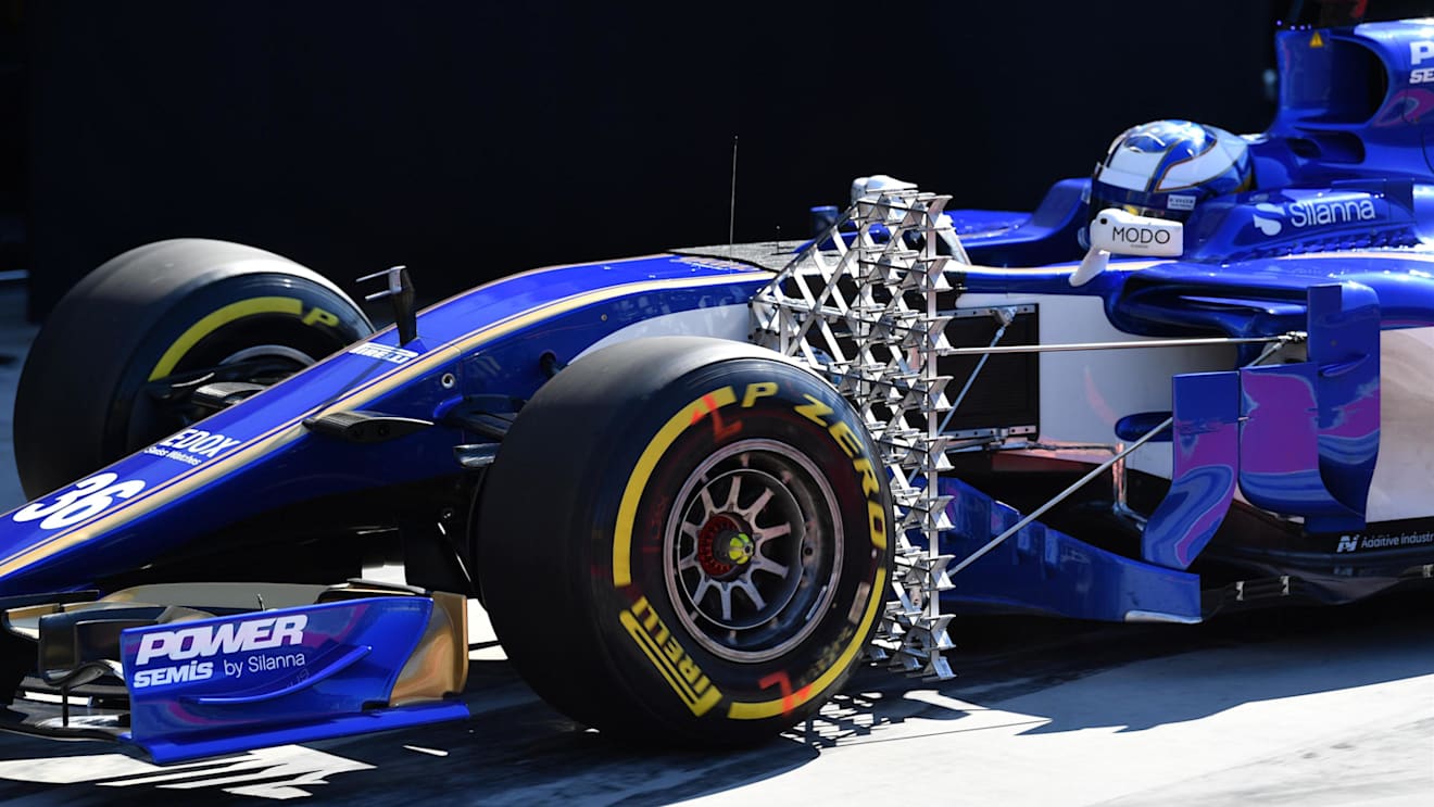 Gustav Malja (SWE) Sauber C36 with aero sensor at Formula One Testing, Day One, Hungaroring, Hungary, Tuesday 1 August 2017. © Sutton Images