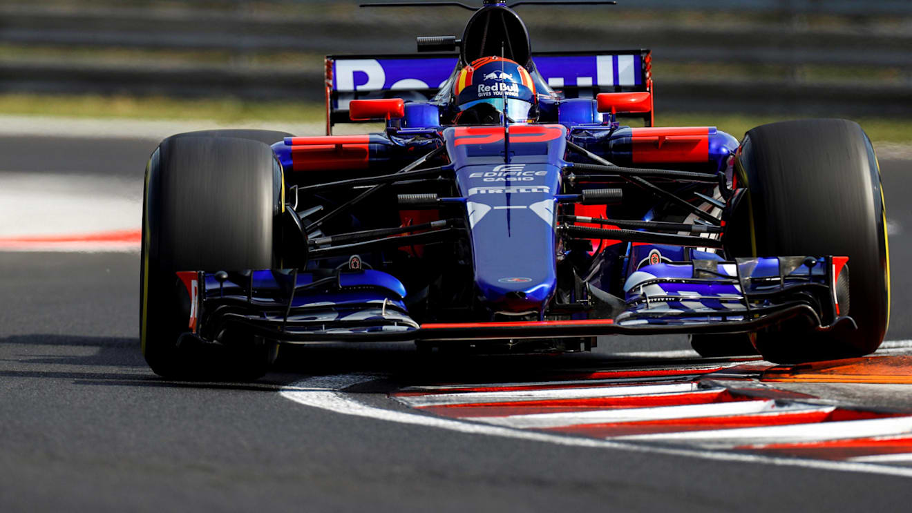 Carlos Sainz (ESP) Scuderia Toro Rosso STR12 at Formula One Testing, Day Two, Hungaroring, Hungary, Wednesday 2 August 2017. © Sutton Images