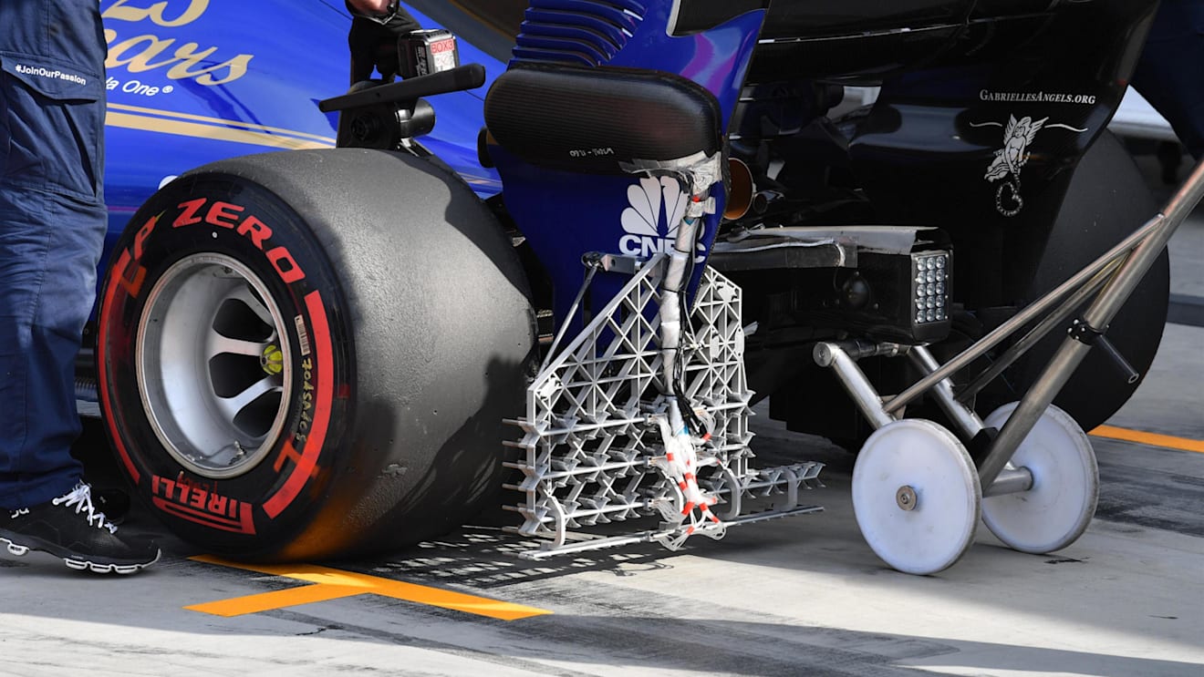 Sauber C36 with aero sensors at Formula One Testing, Day Two, Hungaroring, Hungary, Wednesday 2 August 2017. © Sutton Images