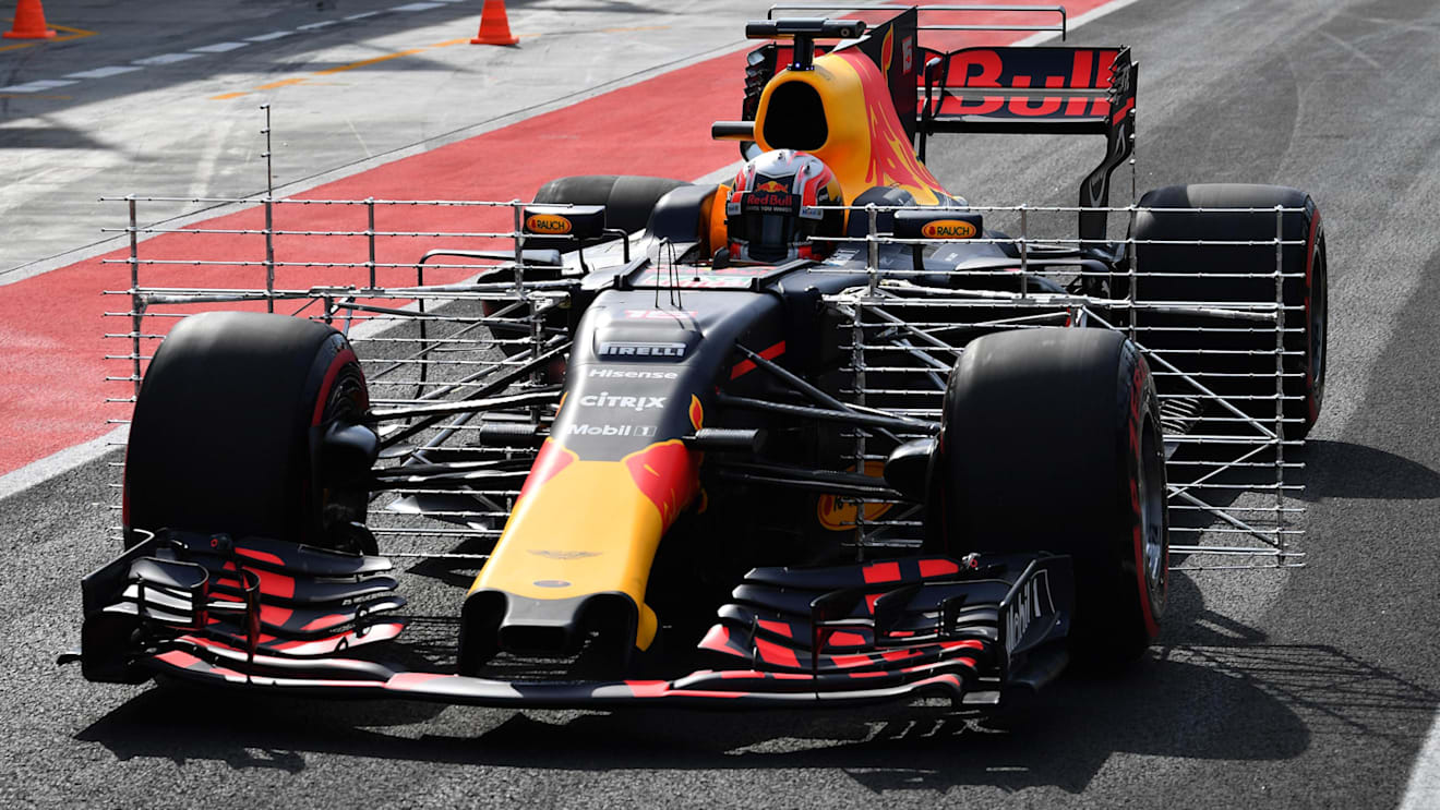 Pierre Gasly (FRA) Red Bull Racing RB13 with aero sensors at Formula One Testing, Day Two, Hungaroring, Hungary, Wednesday 2 August 2017. © Sutton Images