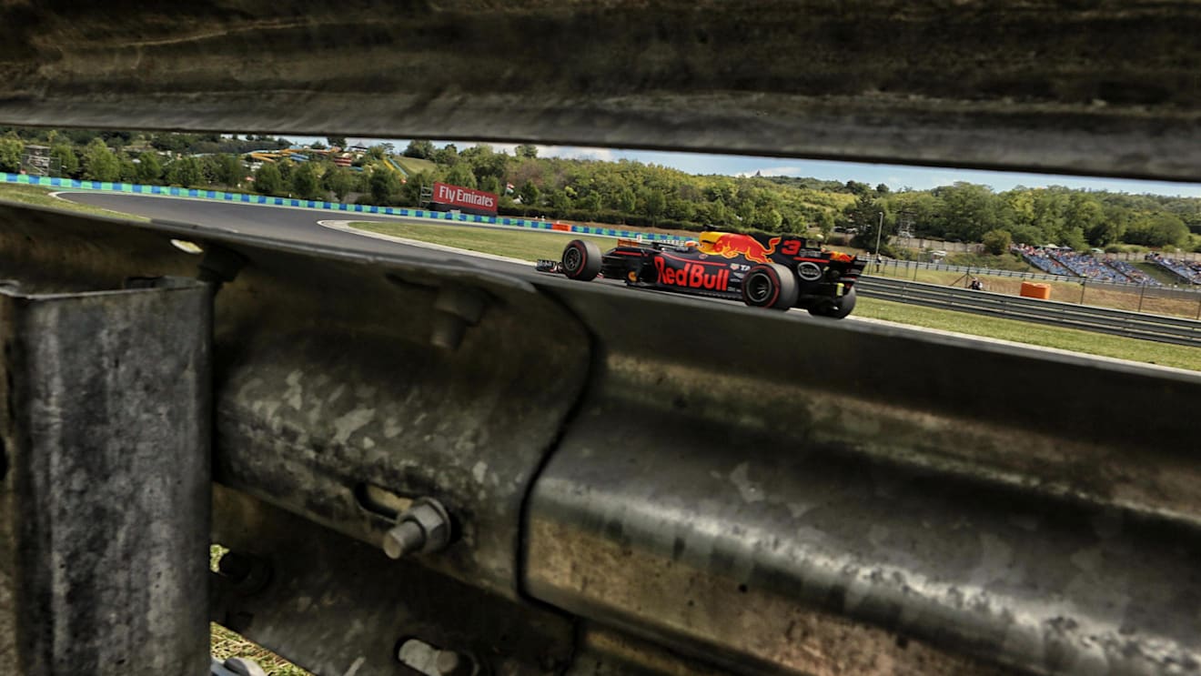 Daniel Ricciardo (AUS) Red Bull Racing RB13 at Formula One World Championship, Rd11, Hungarian Grand Prix, Practice, Hungaroring, Hungary, Friday 28 July 2017. © Sutton Images