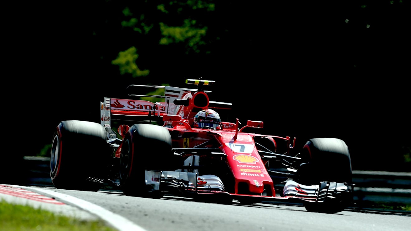 Kimi Raikkonen (FIN) Ferrari SF70-H at Formula One World Championship, Rd11, Hungarian Grand Prix, Practice, Hungaroring, Hungary, Friday 28 July 2017. © Sutton Images