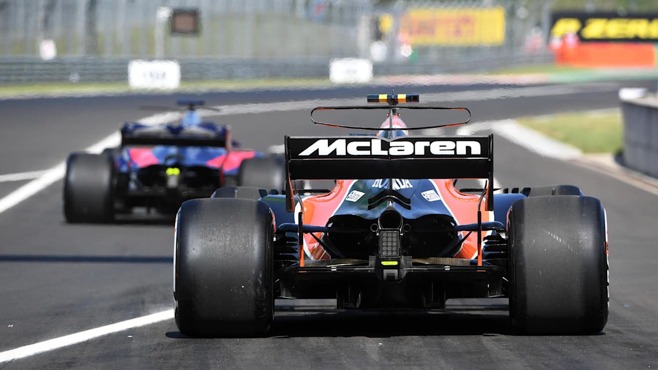 Stoffel Vandoorne (BEL) McLaren MCL32 at Formula One World Championship, Rd11, Hungarian Grand Prix, Practice, Hungaroring, Hungary, Friday 28 July 2017. © Sutton Images