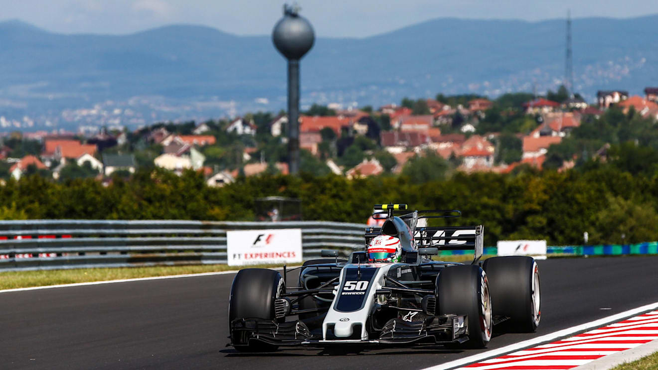 Antonio Giovinazzi (ITA) Haas VF-17 at Formula One World Championship, Rd11, Hungarian Grand Prix, Practice, Hungaroring, Hungary, Friday 28 July 2017. © Sutton Images