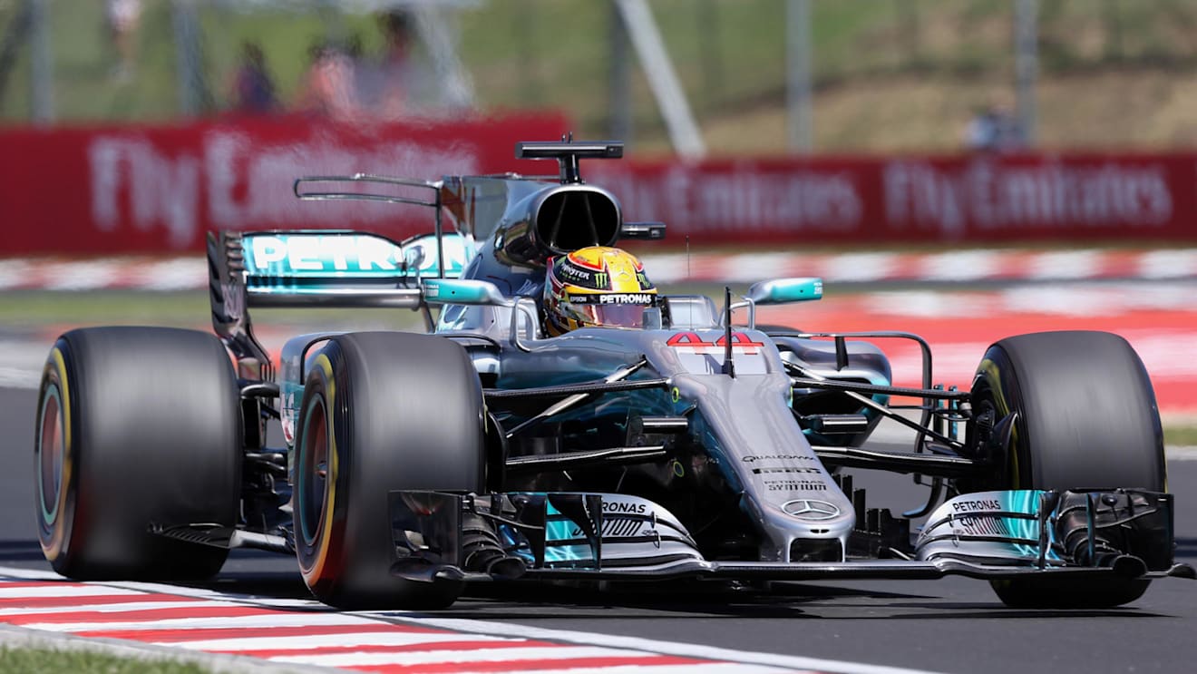 Lewis Hamilton (GBR) Mercedes-Benz F1 W08 Hybrid at Formula One World Championship, Rd11, Hungarian Grand Prix, Qualifying, Hungaroring, Hungary, Saturday 29 July 2017. © Sutton Images