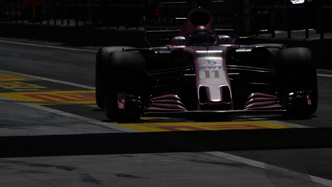Sergio Perez (MEX) Force India VJM10 at Formula One World Championship, Rd11, Hungarian Grand Prix, Qualifying, Hungaroring, Hungary, Saturday 29 July 2017. © Sutton Images