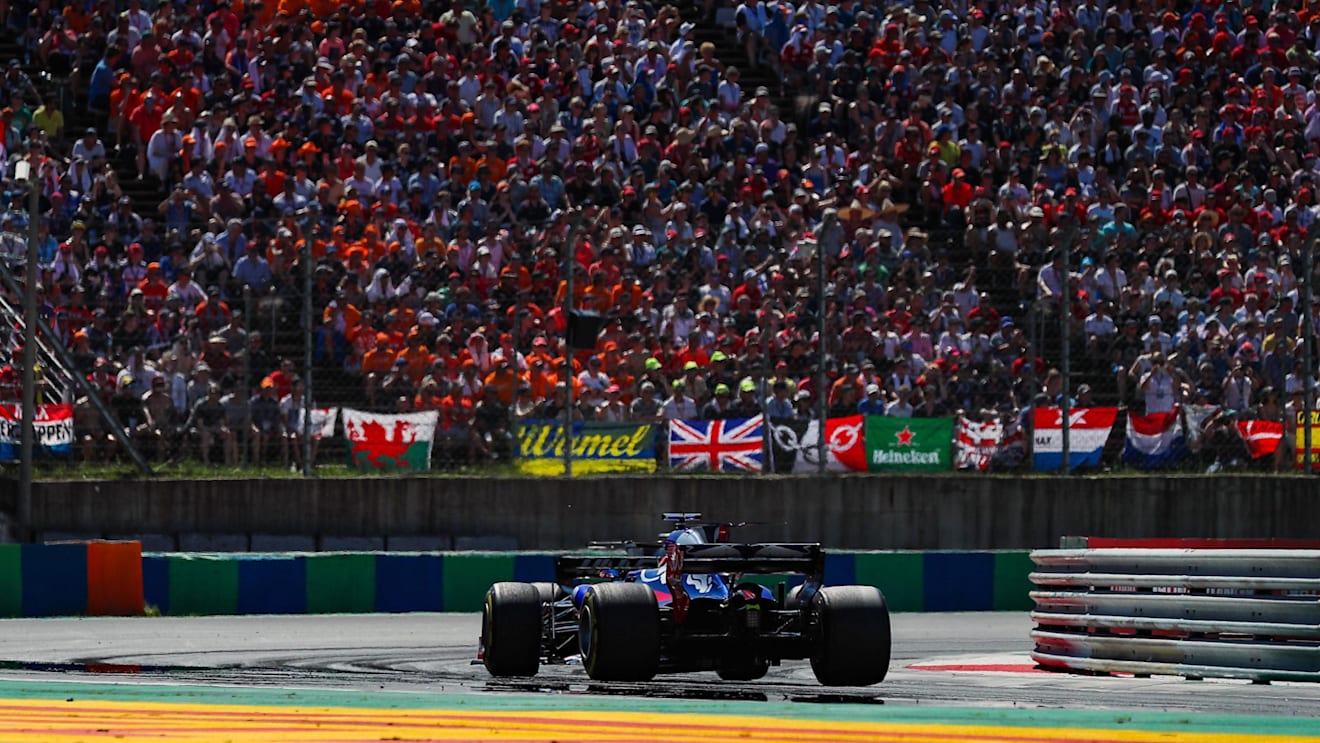 Daniil Kvyat (RUS) Scuderia Toro Rosso STR12 at Formula One World Championship, Rd11, Hungarian Grand Prix, Race, Hungaroring, Hungary, Sunday 30 July 2017. © Sutton Images