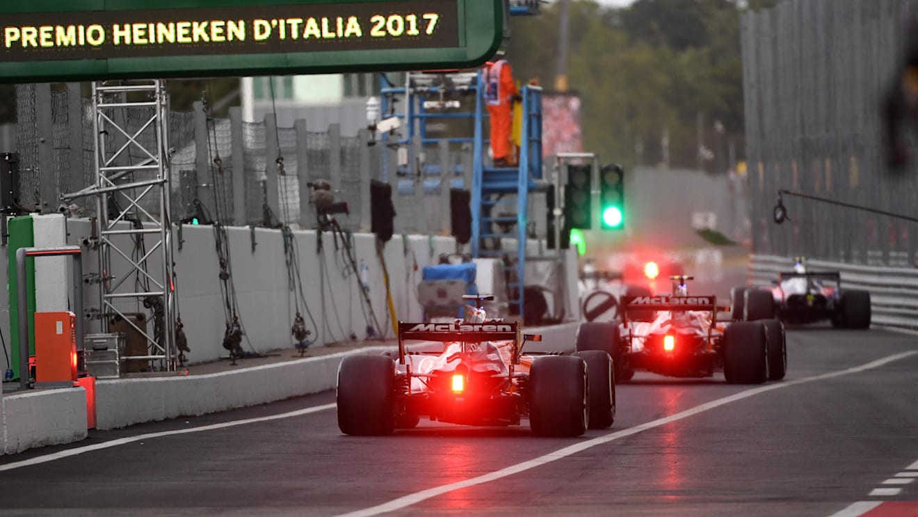Fernando Alonso (ESP) McLaren MCL32 at Formula One World Championship, Rd13, Italian Grand Prix, Practice, Monza, Italy, Friday 1 September 2017. © Sutton Images