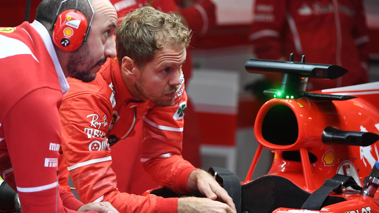 Sebastian Vettel (GER) Ferrari SF70-H at Formula One World Championship, Rd13, Italian Grand Prix, Qualifying, Monza, Italy, Saturday 2 September 2017. © Sutton Images
