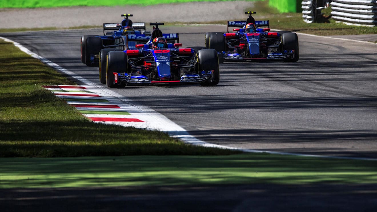 Daniil Kvyat (RUS) Scuderia Toro Rosso STR12 at Formula One World Championship, Rd13, Italian Grand Prix, Race, Monza, Italy, Sunday 3 September 2017. © Sutton Images