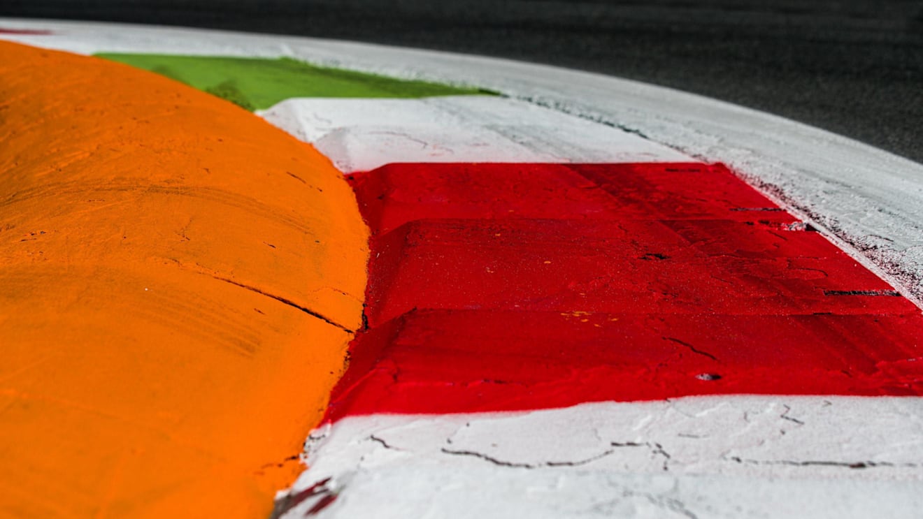 Kerb detail at Formula One World Championship, Rd13, Italian Grand Prix, Preparations, Monza, Italy, Wednesday 30 August 2017. © Sutton Images