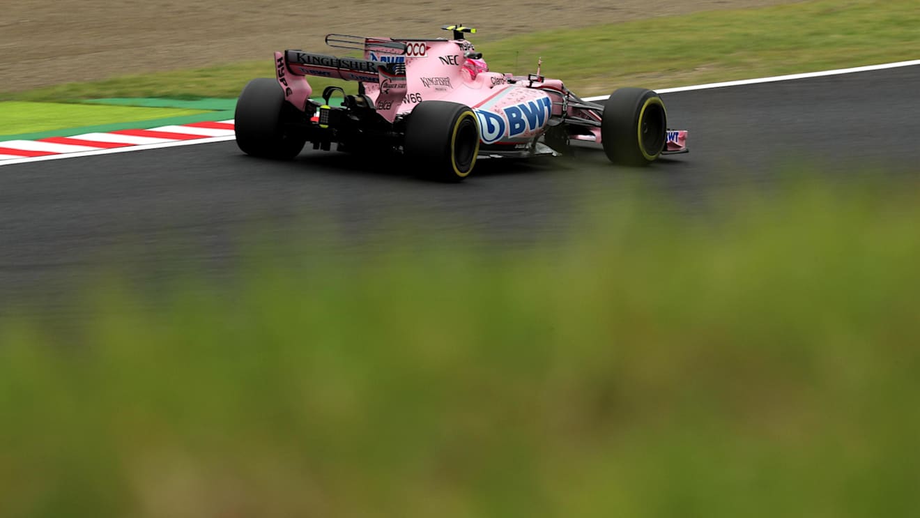 Esteban Ocon (FRA) Force India VJM10 at Formula One World Championship, Rd16, Japanese Grand Prix, Practice, Suzuka, Japan, Friday 6 October 2017. © Kym Illman/Sutton Images