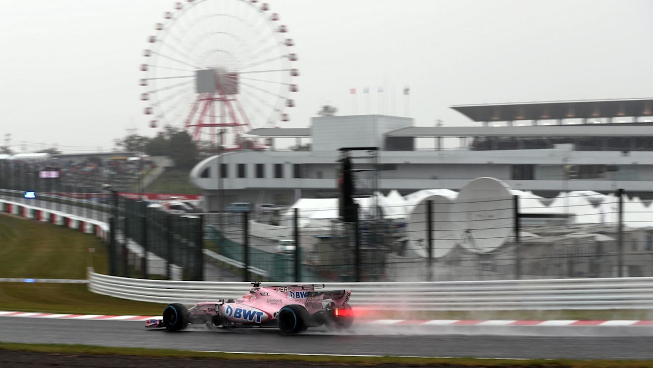 Esteban Ocon (FRA) Force India VJM10 at Formula One World Championship, Rd16, Japanese Grand Prix, Practice, Suzuka, Japan, Friday 6 October 2017. © Kym Illman/Sutton Images